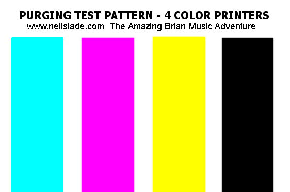 Printer Color Test Print
